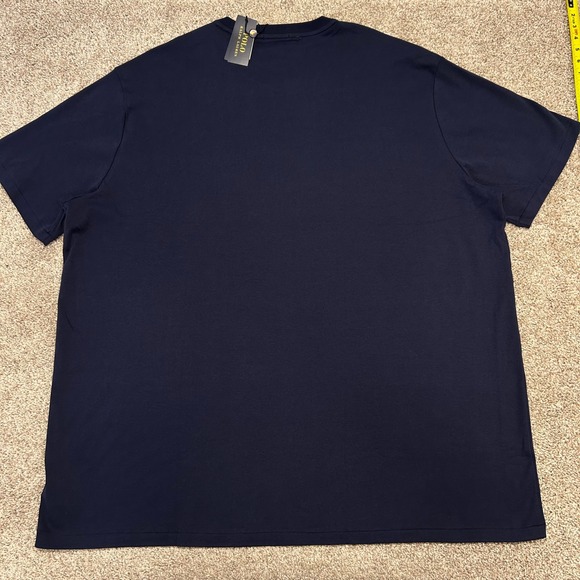 NWT Polo Ralph Lauren Soft Cotton Crewneck Tshirt Men Size 4XLT Navy Blue Pony - Picture 6 of 7